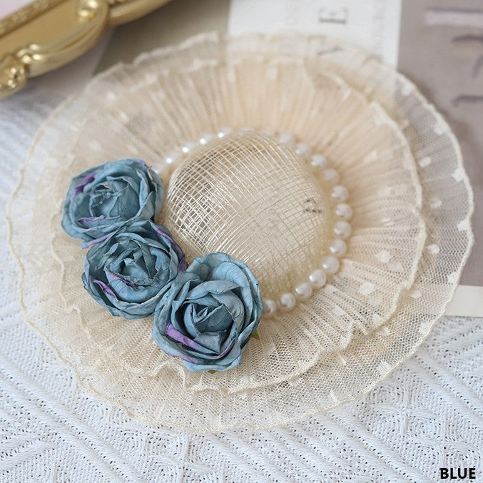 Hat Lolita Options Mini Color Details Bead Design Floral With 11