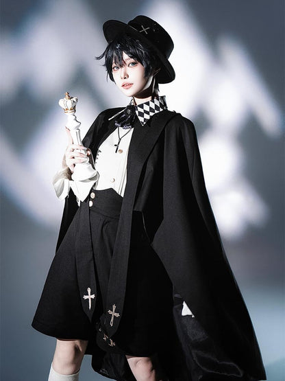 ケープハイローロリータ裾黒王子王子