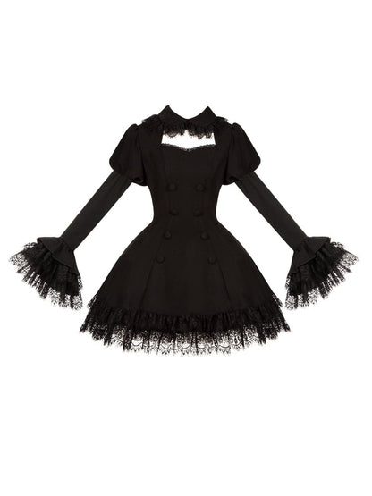 Black Detachable Sleeves