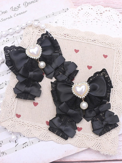 9 Color Hairclip Large Kei Options Bowknot Jirai