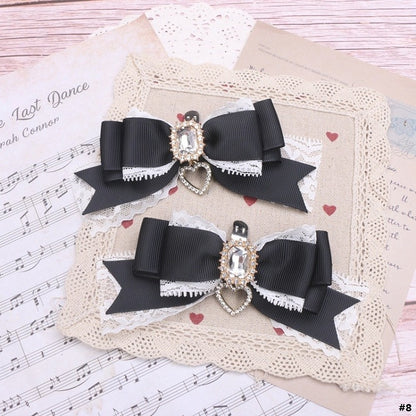 Shoe in Kei Bowknot Options Jirai Size Clips Color Large 9