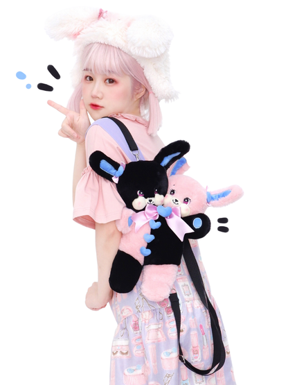 Heads Bag Bunny Plush Two