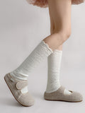 Socks Colors) Slouchy Calf Knit (3 Textured