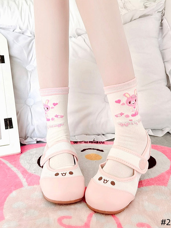 Cartoon Cute 3 Socks Pattern Options