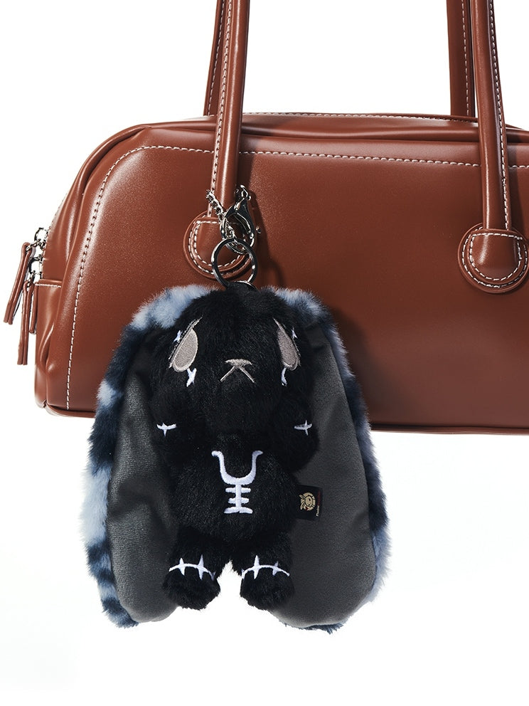 Options Guro Anxious - Kawaii Embroidery 7 Symbol Scar Color Details Keychain Bunny