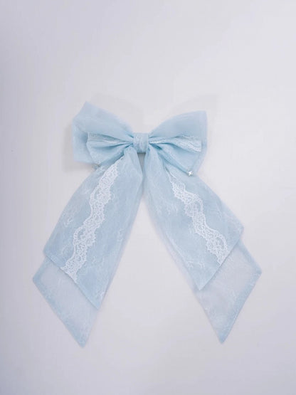 Blue Pearl Marine Print Lace Trimmed Sweet Lolita Jumper Skirt - PG Lullaby