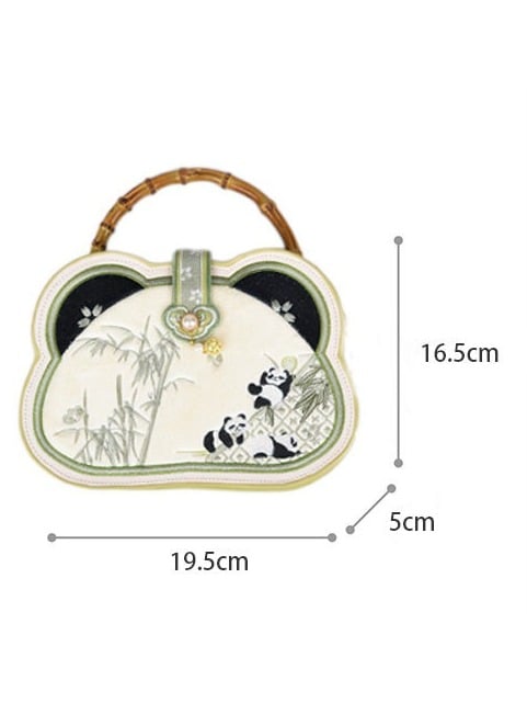 Traditional Panda Bamboo Bag - Miss Cat