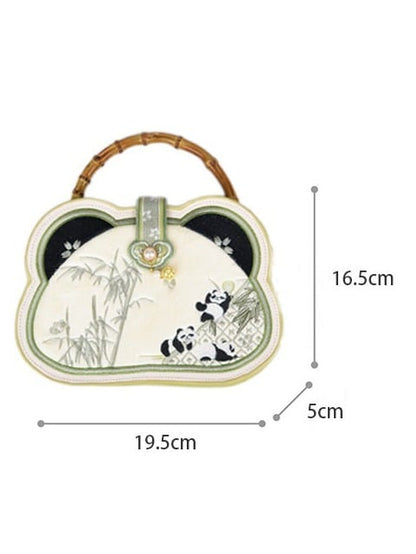 Traditional Panda Bamboo Bag - Miss Cat