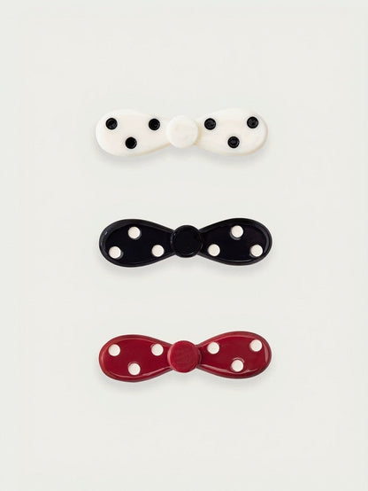 Clip Dot Colors Hair Bowknot 3