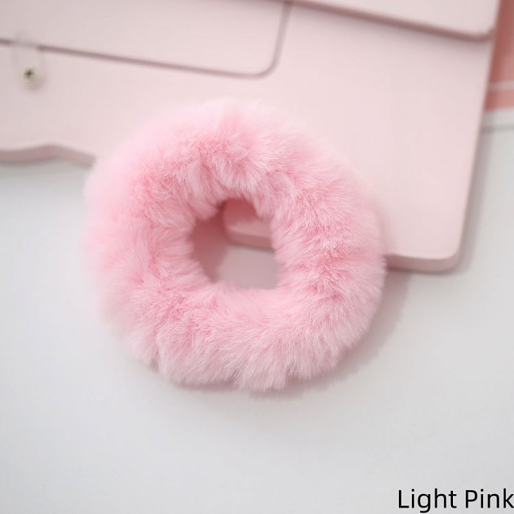 Plush Cute Colors Tie Hair Lolita 9