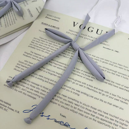 9 Options Matte Color Uniform Tie JK Bow