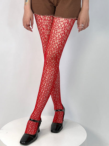 6 Design Y2K Cut-out Options Color Tights