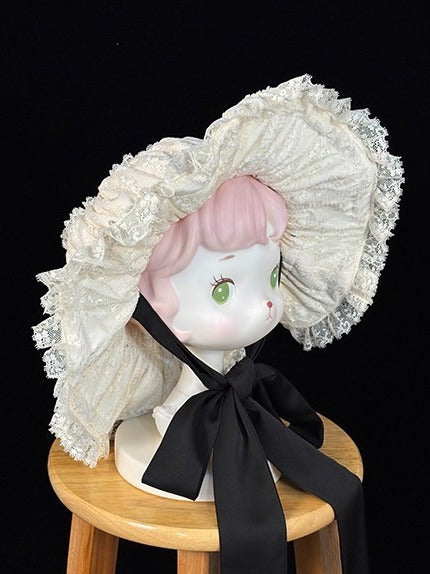 Elegant Bowknot Lolita Hat in Two Color Variants - Miss Cube Dressworks