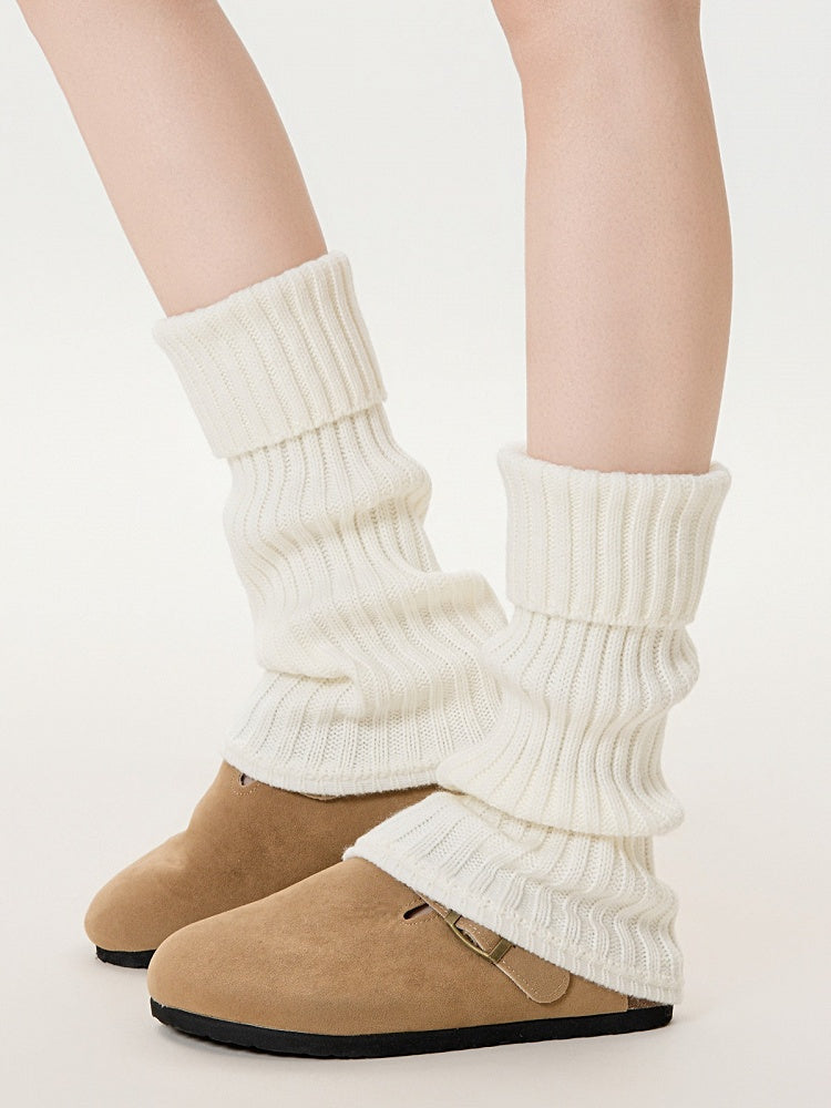 Minimalist Knit Leg Warmers - Xi Shang Mei Shao