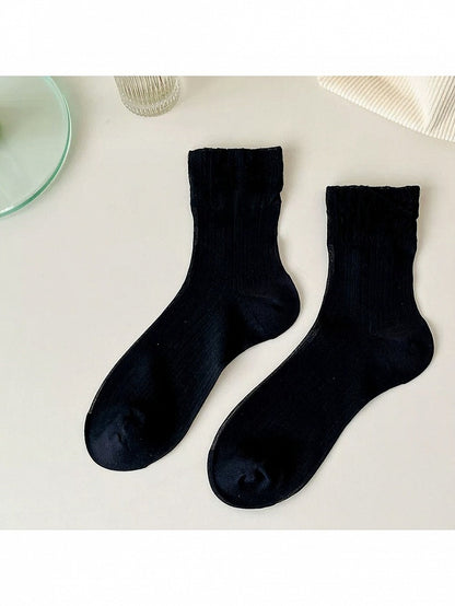 Short Bowknot Socks Colors with Lace Details Style 5 Lolita