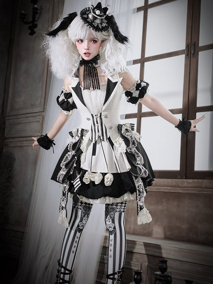 Lace Trim White Blouse for Lolita Style - Unknown Star