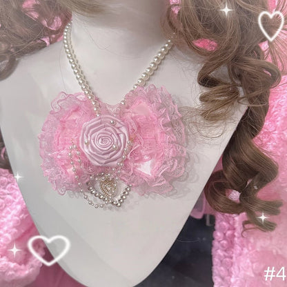 with Pink Hime Heart Fashion Sweet Gyaru Style