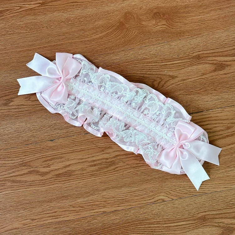 Blue Bowknots KC Hairband / Pink
