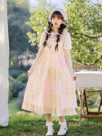 Beiges Oberteil mit Rüschenbesatz