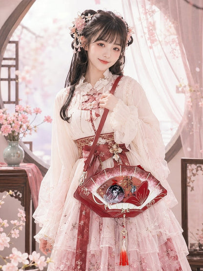Sac Ita Papillon Rouge Brodé par un Fan - thejunco