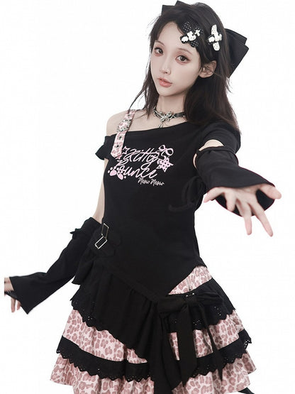 Black Arm Sleeves - PINK SAVIOR