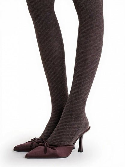 Solid Minimalist Vintage Tights - ModaSwings