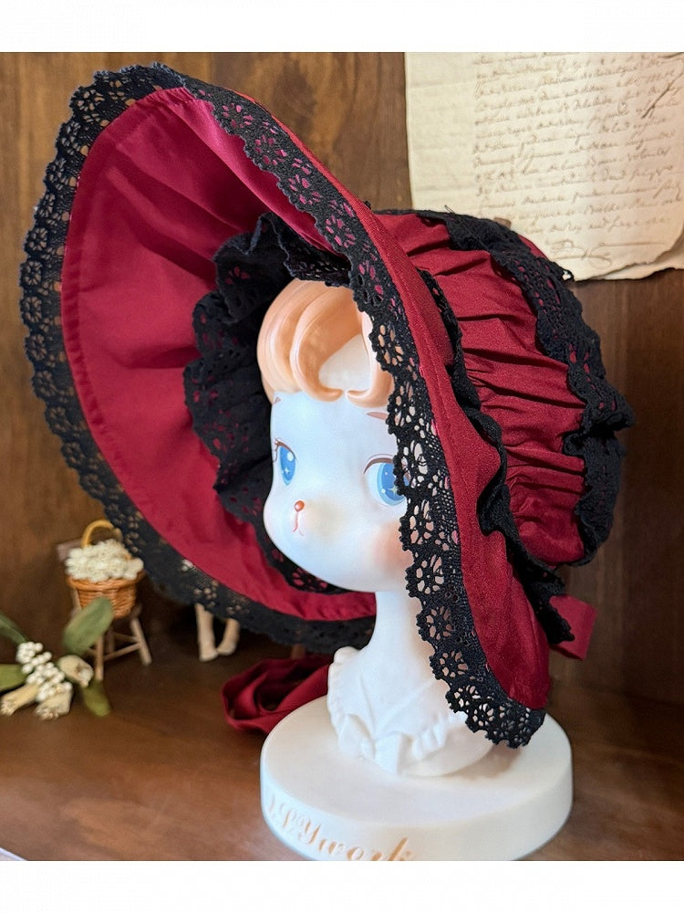 Gothic Lolita Bonnet in Four Shades - NnSTAR