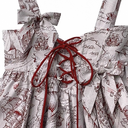 Bowknot Clips Jacquard Wine Red