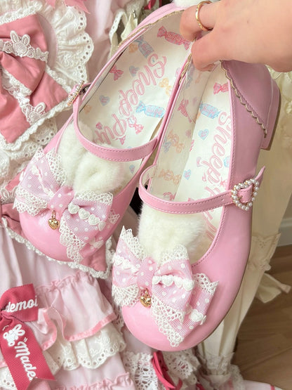 Bow with Pink Shoes Mary Lolita at Sweet Jane Top