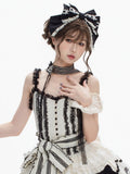 KC White Bow Large Lolita Black