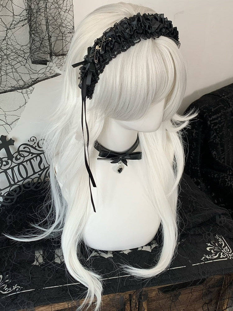Details Options 4 Ruffled Bowknot Accents KC Color Pin