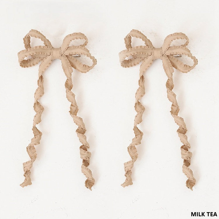 Moldable Options 21 Color Lolita Bowknot Hairclip Sweet Wire