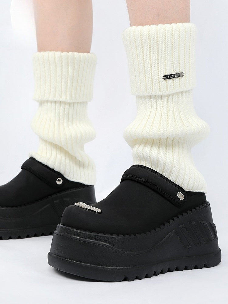 Metal Sole with Flip-Flop Bostons Top Straps Black Plates Platform Birkenstock Backless -