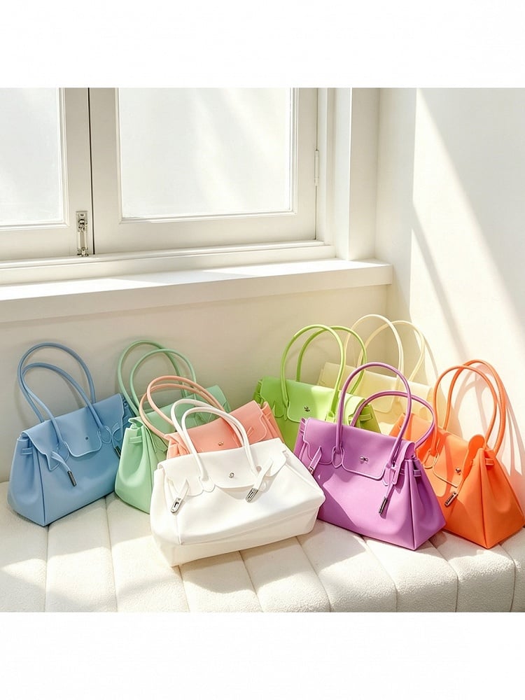 Semi-Sheer Colorful Jelly Bag in 8 Hues - HIATUS