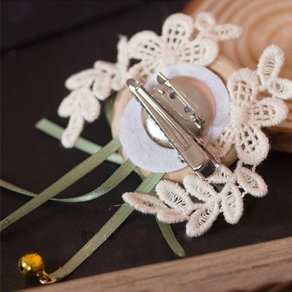 Forest Style Birdcage Bell Hairclip/Brooch