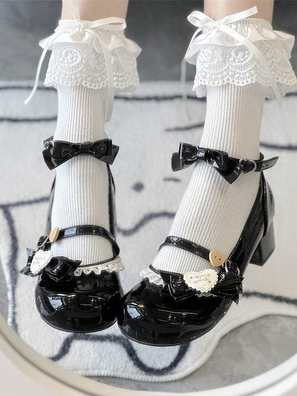 Mary with Bow Lolita Black Janes Accents Sweet