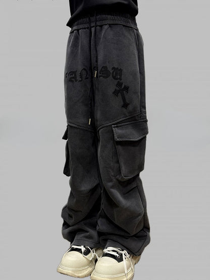 with Dark Design Wash Pants Faded Punk Gray