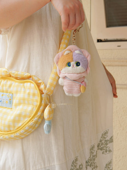 Süßes Plüschtier/Anhänger in Katzenform