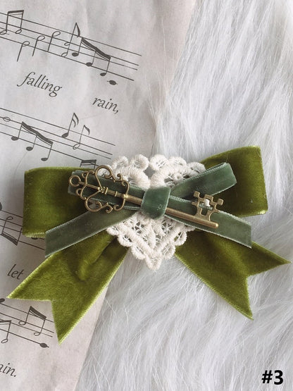 Green Lolita Bowknot 5 Options Hairclip