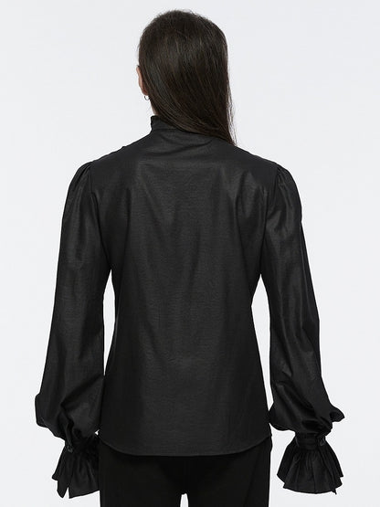 Men's Style Goth Black Shirt Retro Palace