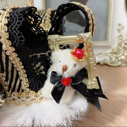 And 2 Mini Christmas Rhinestone Crown Decorated Hat Options Beaded Cross