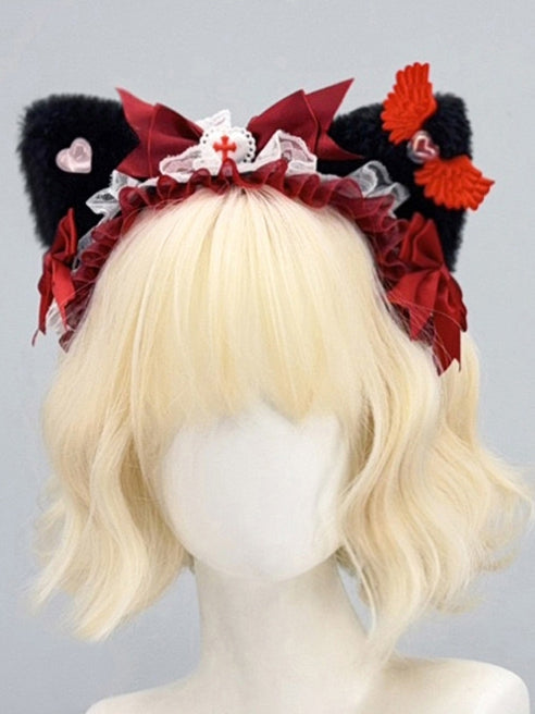 Ear Kitty Color 4 Kei Lace Options KC Trim Jirai Details Bowknot
