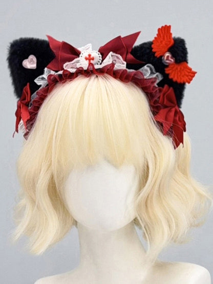 Ear Kitty Color 4 Kei Lace Options KC Trim Jirai Details Bowknot