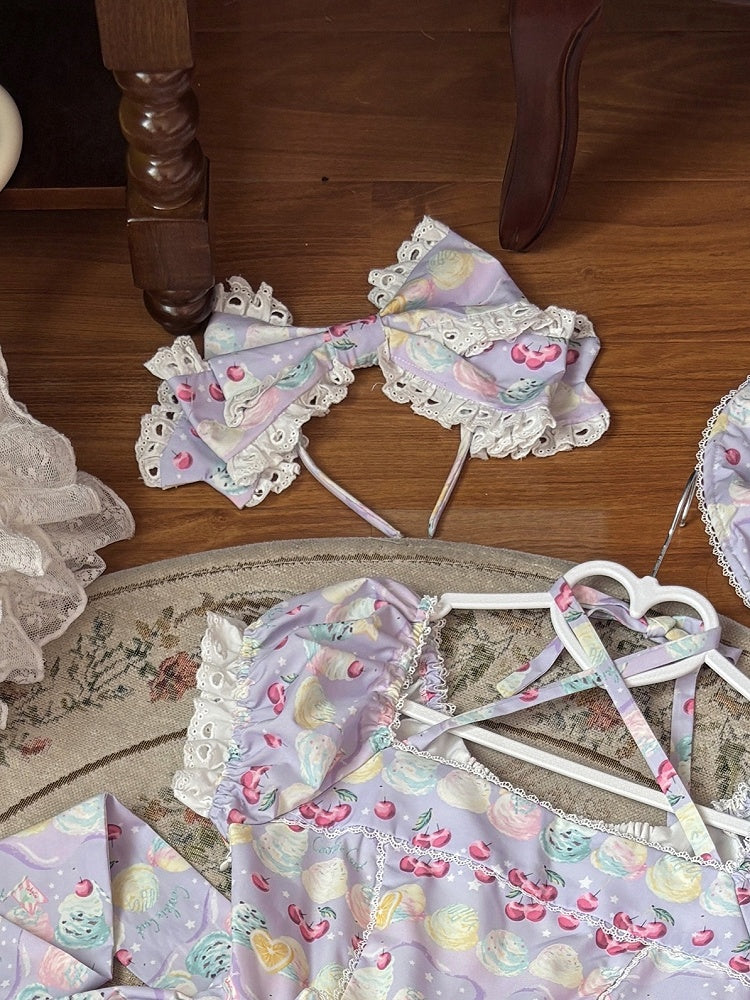 ピンク / ブラック / イエロー / ブルー / グリーン / パープル ビッグリボン KC