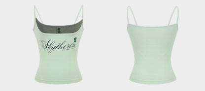 Cami Top Light Green Preppy Harry Potter KYOUKO