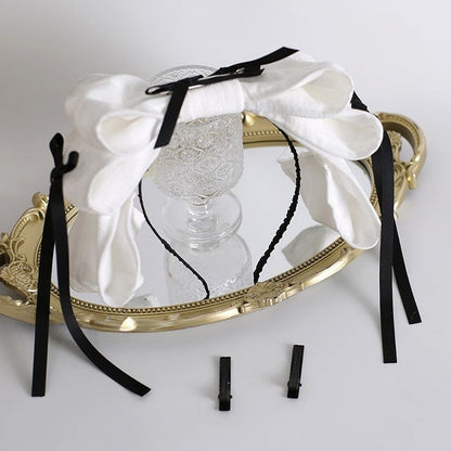 Dienstmädchen Lolita SchwarzWeiß Schleife KC