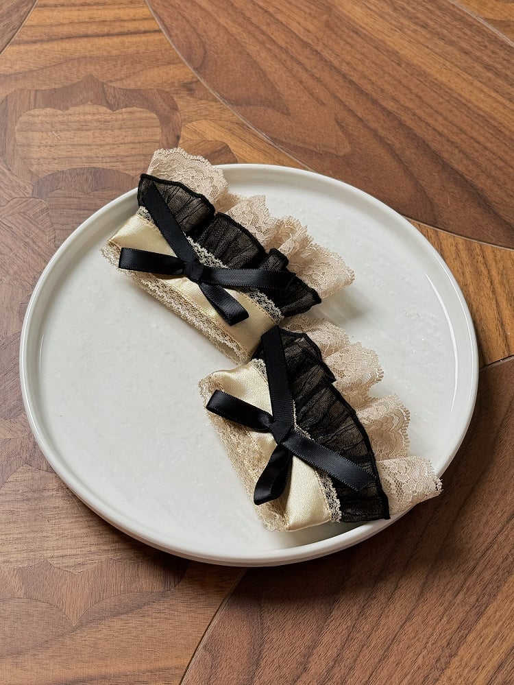 Champagner / Silber SchwarzGold Handfesseln