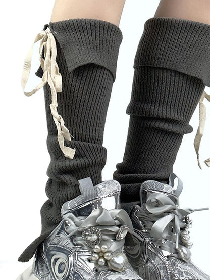 脚の色 5つのオプション ウォーマー ニット