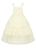 Schmetterlingsrock-Pullover Lolita Elegantes Spitzenkleid mit mehrlagigen Patches