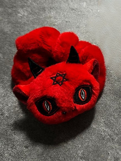 Scrunchie Devil Red Gothic